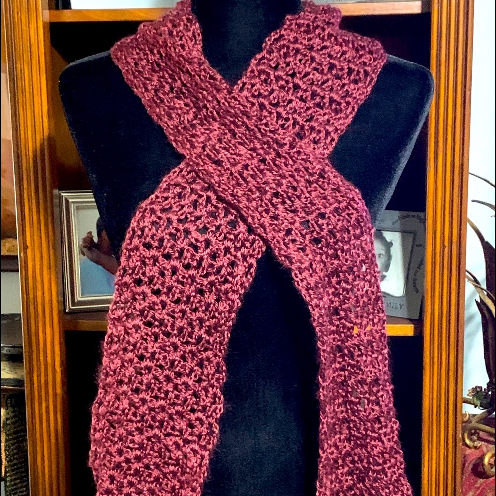 Waffle Winter Yarn Scarf